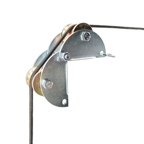 Pulley Hoist; Lifting Pulleys; Pulley System for Lifting; Heavy Duty Lift Tools; Material Handling and Moving Lifting; Tackle Pulley System for Lifting with Rope