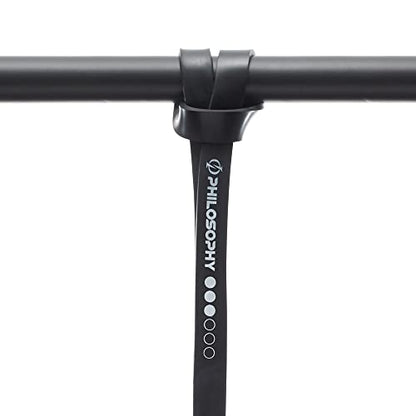 Philosophy Gym Pull Up Assist Band - Resistance Power Loop Exercise Band - style: 3/4" (50-75 lbs) - Black