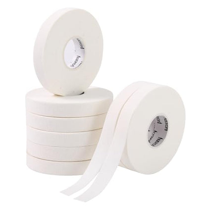 Bighorn Athletics Climbing Finger Tape with Retro Design Female Climber Tin Canister, 0.5-Inch x 45-feet, 8-Rolls, White - color: White