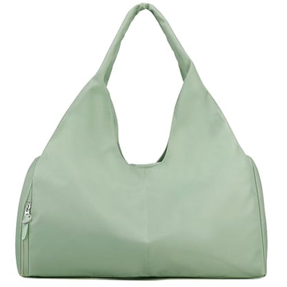 Forestfish Yoga Gym Bag For Women With Shoes Compartment & Wet Dry Storage Pockets Lightweight Duffel Bag, Green - color: Green