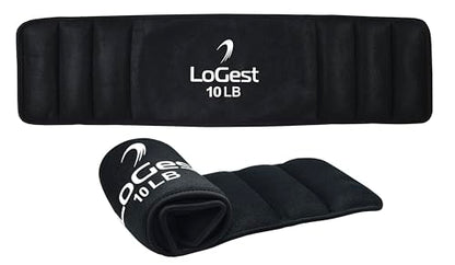 weight-lifting-beLoGest Weighted Hip Thrust Belt with Velcro Closure – 6lb, 8lbs, 10lbs, 12lbs - Comfortable & Secure Padded Neoprene Weighted Hip Belt for Hip Thrusts, Squats, Lunges, Calf Raises, Planks and Dipslts - color: 10-LB Black