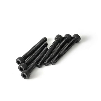 M5 x 8mm (50 Pack) Socket Head Cap Bolts with Hex Spanner, Black Oxide 304 Stainless Steel 18-8, Allen Socket Drive, Full Thread