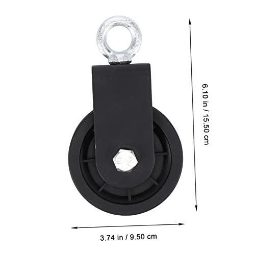 Zerodeko Aluminum Alloy Swivel Groove Wheel Pulley for Strength Training High-Performance Lifting Pulley Bearing Fitness Equipment Accessory for Home Gym