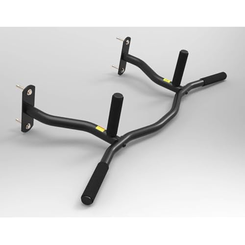 Joist Mount Pull Up Bar, Ceiling Mount Pull Up, Strength Training Pull-Up Bars, Bar with Multi-Grip Foam Grip, 40'' Wide, Pull Up Bar for Home Gym,Black-Bentrod - color: Black, size: Bentrod