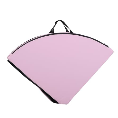 GOWENIC Pole Dance Crash Mat, Foldable Round Crash Mat with EPE Foam Padding and PU Cover, Protective Fall Safety Cushion for Pole Dancing, Dance Safety Pad for Training Fitness Gym