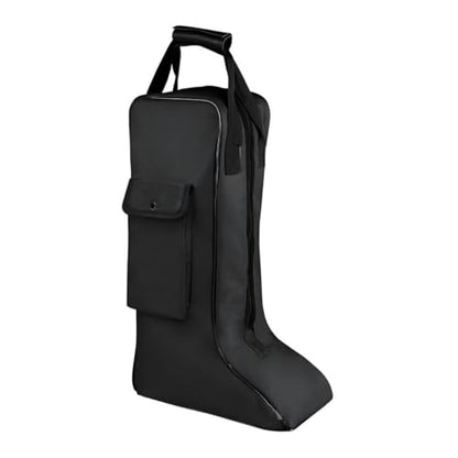 Tall Boot Bag 22x8.3x13 inch, Tear Resistant Carry Bag with Top Handle, Equestrian Equipment Organizer for Travel, Skiing, Rock Climbing, Camping
