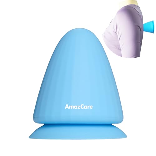 Trigger Point Massage Tool Manual Massage Ball with Suction Cup | Silicone Massage Ball For Muscle Knots Deep Tissue Myofascial Release Hip Flexor Iliacus Psoas Neck Shoulder Back Thigh Foot