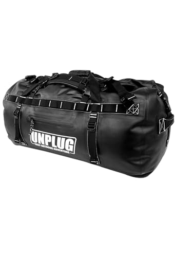 UNPLUG Ultimate Adventure 1680D Waterproof Duffel Bag | 155L Large Travel Bag for Camping & Outdoor Use |155L BLACKOPS - color: BlackOps, size: 155L