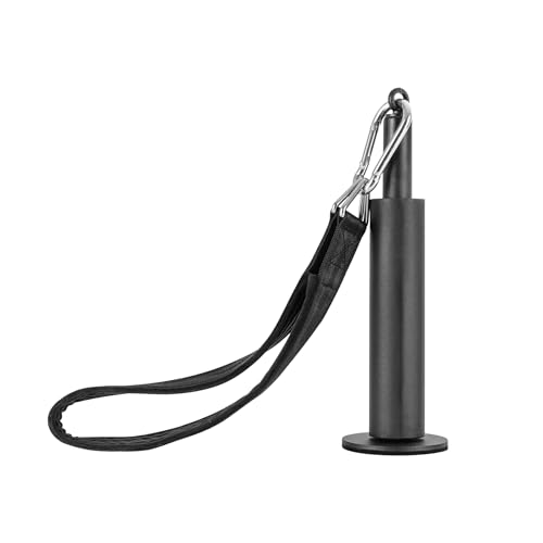 Arm Wrestling & Grip Strength Trainer with Loading Pin – Heavy Duty Wrist Forearm Exerciser, Compatible with 1” & 2” Barbell Plates, Multi-Scenario Workout Equipment for Hand Finger Grip Strengthening - color: Black Wrist strap&Loading pin