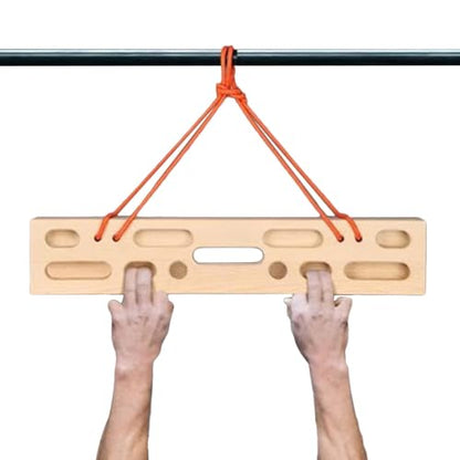 Rock Climbing Fingerboard Multi-Grip Heavy Duty | Climbing Hangboard Doorway Mount for Climbers Beginner Men Women Home Gym Indoor Fitness Workout
