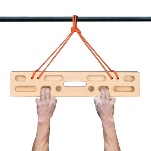 Rock Climbing Fingerboard Multi-Grip Heavy Duty | Climbing Hangboard Doorway Mount for Climbers Beginner Men Women Home Gym Indoor Fitness Workout