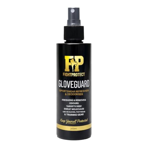 GloveGuard Sports Gear Deodorizer Spray 6.76 fl oz – Odor Neutralizer for Boxing Gloves, MMA Gear, Soccer Cleats, Sneakers & Gym Kit – Neutralizes Sweat Odors Fast