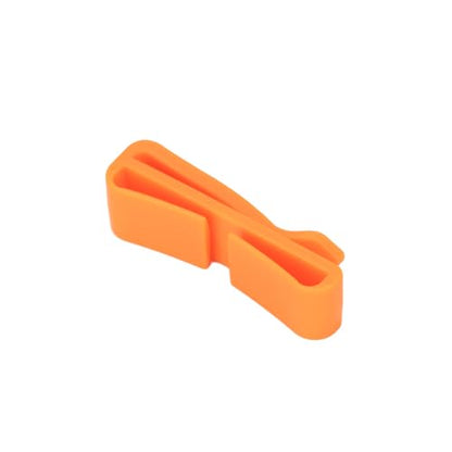 TACNEX Tactical Backpack Strap Clip Webbing Keeper Holder MOLLE Belt Hook Retainer Harness/Sling/Bag/Military Strap Stays - color: Orange, size: 1"