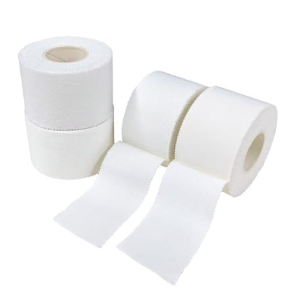 Athletic Tape - White Sport Tape - Easy Tear, Strong, No Sticky Reduce Wrist Ankle Tape for Athlete & Medical Trainers - size: 1.5in x 33 ft