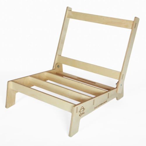Asana Crash Pad Couch - Dual Density Foam Bouldering Pad & Birch Wood Frame - Ideal for Climbing Facilities, Van Life, Home Woodies - Chair Frame & Mat Made in The USA - style: Frame Only