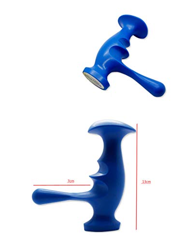 Health Massage Tool Deep Tissue Massage Tool Thumb Saver Massager Trigger Point Massage Tool Trigger Point Pressure, Acupressure(Blue)