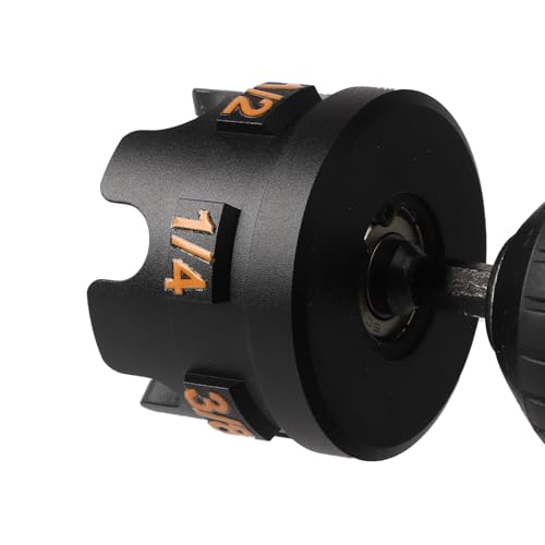 Nut Zipper Drill Attachment for Fast Nut and Bolt Removal, Aluminium Alloy Hex Shank Nut Driver for 1/4", 3/8", and 1/2" Threaded Rods,Fast Nut and Bolt Removal for Conduit Racks,Strut Systems 1 piece