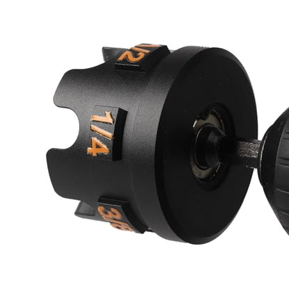 Nut Zipper Drill Attachment for Fast Nut and Bolt Removal, Aluminium Alloy Hex Shank Nut Driver for 1/4", 3/8", and 1/2" Threaded Rods,Fast Nut and Bolt Removal for Conduit Racks,Strut Systems 1 piece