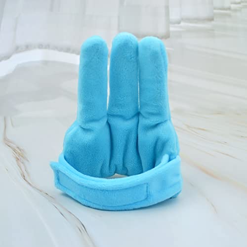 rainbowstar 2 Pack Palm Protector with Finger Separators Hand Contracture Cushion Finger Rehabilitation Training Device for Stroke Hemiplegia