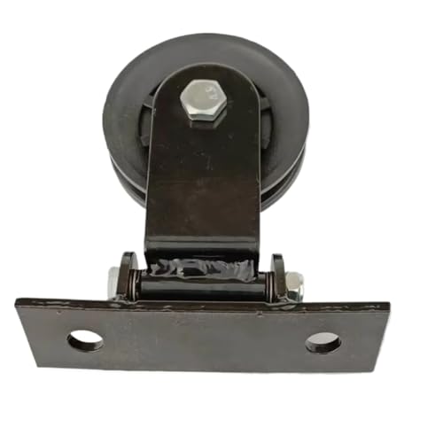 U Groove Stainless Steel Wall Pulley Swingable Wall Mounted DIY Silent Pulley Machine Accessories LAT Lift Cable System Attachment for Home Pulldown Fitness Training(Color01) - color: Color01