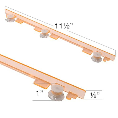 Guidelines4Quilting Finger Guards for Quilting - 2 per pkg – Create a 1/2-inch Secure Barrier on Rulers for Quilting and Sewing While Rotary Cutting. Made in USA"