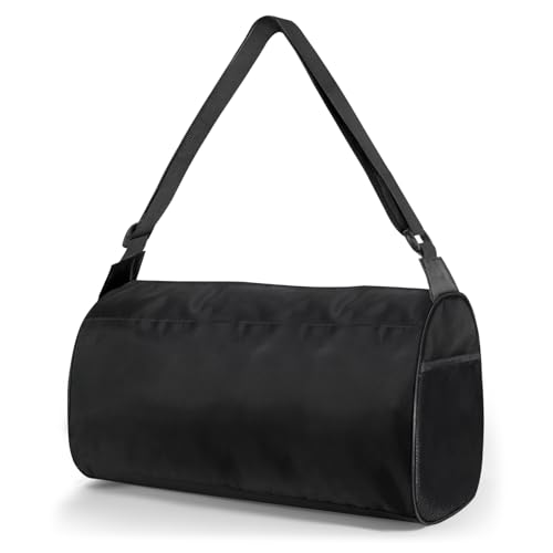 C&F BOGMOST Small Gym Bag for Women & Men,Small Lightweight Duffel Bag Carry On Bags Mini Duffel Travel Bag Waterproof Sports Bags for Workout/Sport/Travel, Black - color: A-Black-Small, size: 15 INCHES