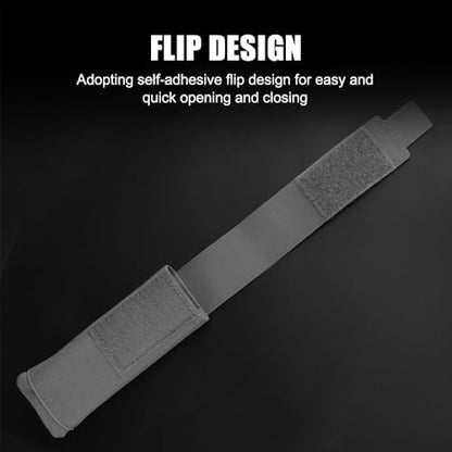 Tactical Flashlight Holster, Molle Flashlight Torch Pouch, Vertical Small Tool Bag Organizer for Camping Hiking Climbing Backpack Belt - color: Green