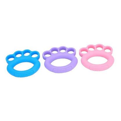 Socobeta Hand Grip Strengthener 3pcs Finger Exerciser Set Portable Design for Climbers Athletes TPE 10lbs 20lbs 30lbs