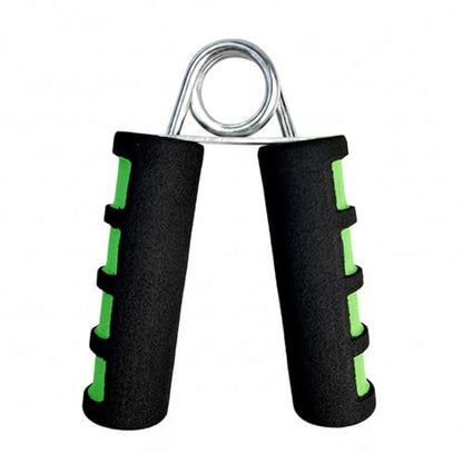 Adjustable Hand Grip Strengthener with Ergonomic TPE Foam Handles for Forearm & Finger Exercise - color: Green