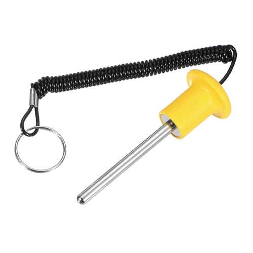 Gym Pin Weight Stack Pin Strength Training Lifting Equipment Replacement with Pull Rope Fitting for Club - color: Yellow, size: 0.3 x 3.1 Inch