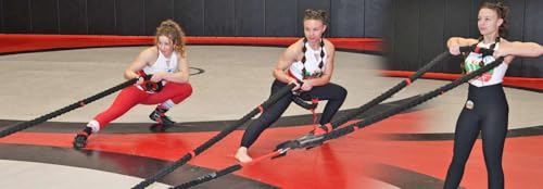 Suples H.I.R.T.S Climber - Resistance Bands - Rope Climbing Fitness Training - Home or Gym Workout - style: 2 Band