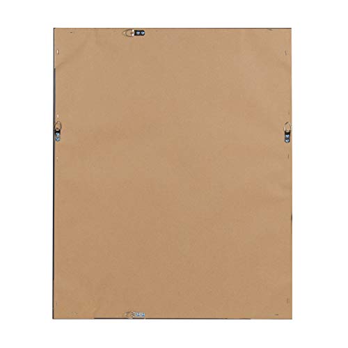 DesignOvation Beatrice Framed Linen Fabric Pinboard, 23x29, Walnut Brown - color: Walnut Brown, size: 29" x 23"