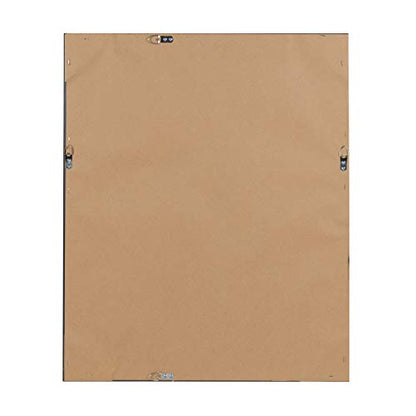DesignOvation Beatrice Framed Linen Fabric Pinboard, 23x29, Walnut Brown - color: Walnut Brown, size: 29" x 23"