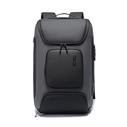 FANDARE Anti-theft Backpack Business Laptop Handbag Travel Large Daypacks fits 15.6 Inch Laptop with USB Charging Port Computer Bag Bookbag for Women Men Waterproof Rucksack Grey - color: Grey
