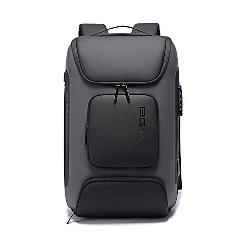 FANDARE Anti-theft Backpack Business Laptop Handbag Travel Large Daypacks fits 15.6 Inch Laptop with USB Charging Port Computer Bag Bookbag for Women Men Waterproof Rucksack Grey - color: Grey