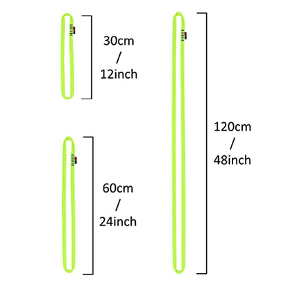 GM CLIMBING 16mm Nylon Sling Runner 22kN / 4950lbf CE UIAA Certified - color: Green, size: 60cm / 24inch | Single Unit
