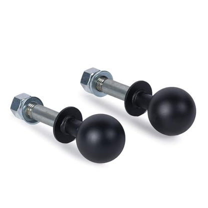 Titan Fitness TITAN Series Rack-Mounted Pull-Up Spheres, Set of Two of Globe Climbing Attachments, Power Rack Attachments for Grip Strength, Fits T-S Power Racks