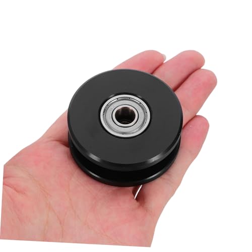 Gym Cable Pulley System Heavy-Duty Aluminum Pulley Wheel U-Groove Double Bearing Silent for Fitness Equipment