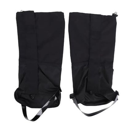 Acouto Mens Outdoor Boot Gaiters – Rainproof Breathable -Snow -Sand Leg Gaiters with TPU Strap for Hiking Skiing Snowshoeing and Gardening – Lightweight 600D Oxford + Taslan Fabric