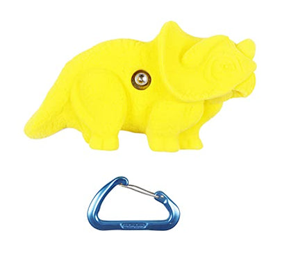 Atomik Rock Climbing Holds Set of 5 XL Dinosaurs in Assorted Bright Tones