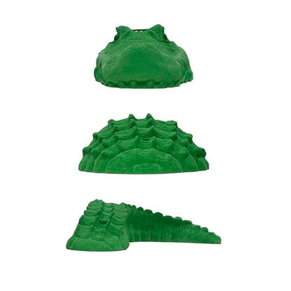 Atomik Rock Climbing Holds 3-Piece Alligator in Green