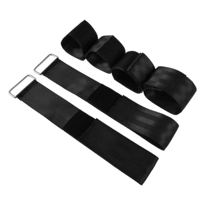 Toyvian Heavy Duty Dual Foot Training Feature Dumbbell Loading Straps Adjustable 1 Pair Nylon Arm Workout Straps for Pullups Strength Training