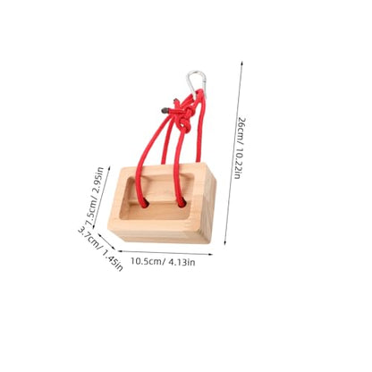Toyvian 2pcs Portable Climbing Hangboards Wooden Fingerboard Training Board for Rock Climbing Training Indoor Use with Modular Design and Easy Installation