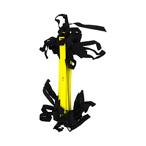 Agility Speed Training Equipment, Fixed Footwork Trainer for Soccer, Football, Fitness and Athletic Drills, 7 Meter, 14 Rung - color: Yellow
