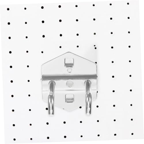 WOONEKY 5pcs Heavy Duty Metal Pegboard Hooks Tool Hanging Board Storage Rack Pegboard Organizer Accessories