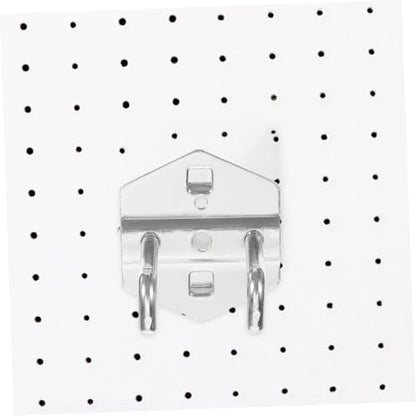 WOONEKY 5pcs Heavy Duty Metal Pegboard Hooks Tool Hanging Board Storage Rack Pegboard Organizer Accessories