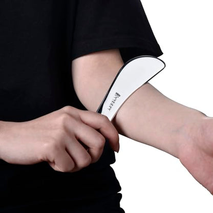 BYYDDIY Gua Sha Trigger Point Massage Tool & Muscle Scraper Tool -Thumb Protector,Deep Tissue Massage,Scraping Massage Tools (Ts) - style: TD