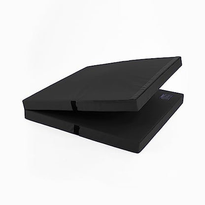 We Sell Mats Bifolding Gymnastics Crash Landing Mat Pad, Safety for Tumbling, Back Handspring Training and Cheerleading - color: Black, size: 4 ft x 8 ft x 4 Inch