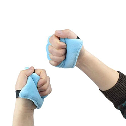 rainbowstar 1 Pair Palm Protector with Finger Separators for Contracture Prevention Pad Comfortable Hand Cushion