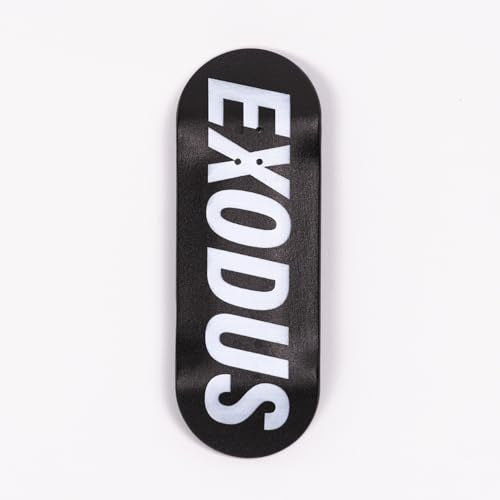 Exodus Deep Concave Fingerboard Deck (Black Bold, 32mm)